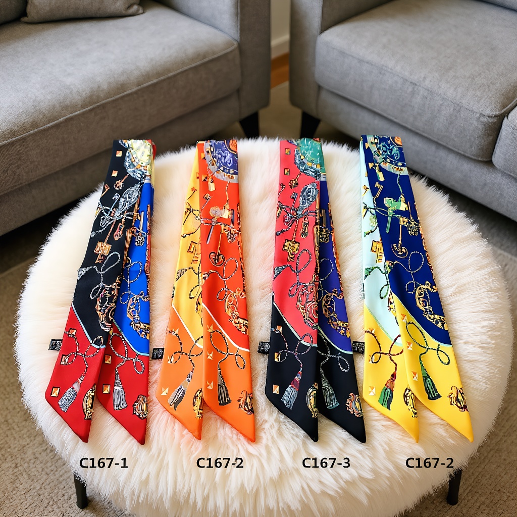 Women Accessories In Wholesale - Print Scarf Four Seasons Present Women