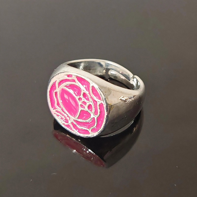 Women'S Accessories Rings - Pink Rose Ring Tenjou Utena Revolutionary