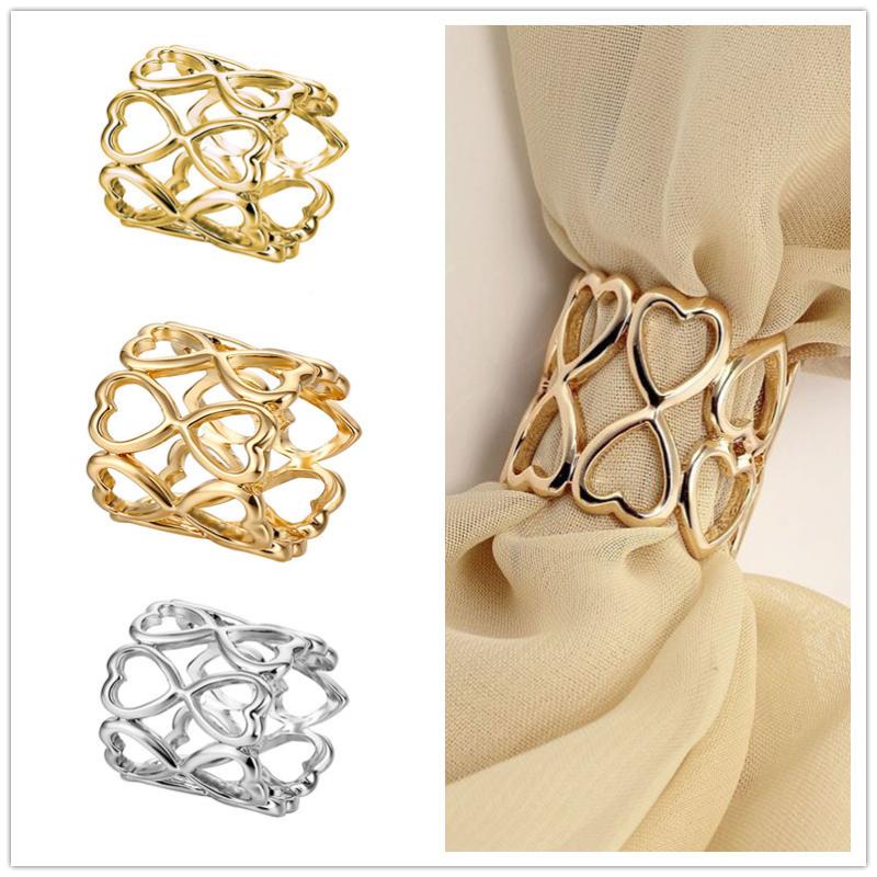 Women'S Accessories Rings - 1/4Pcs Alloy Circle Scarves Brooch Pins