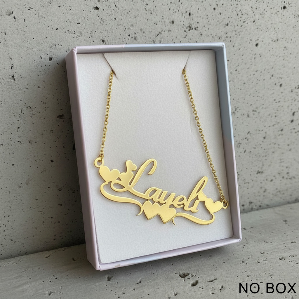 Women Accessories Gift Box - Stainless Steel Handmade Custom Name Personalized