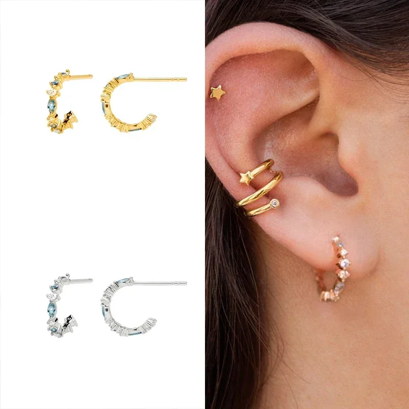 Women 925 Sterling Silver Ear  - Statement Earrings Oversized review and price