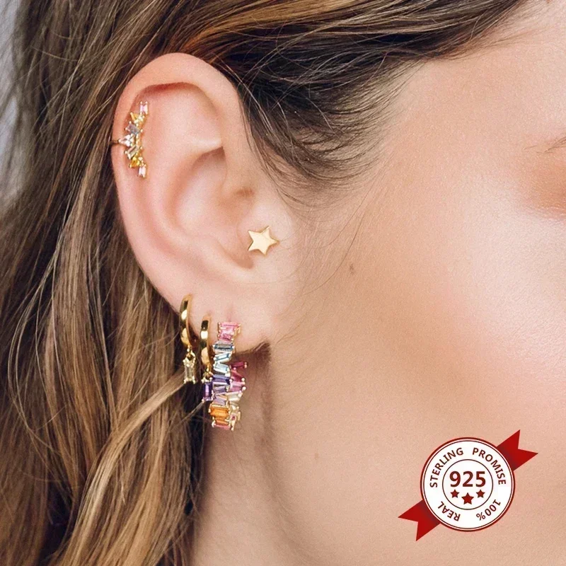 Women 925 Sterling Silver Ear  - Statement Earrings Oversized review and price