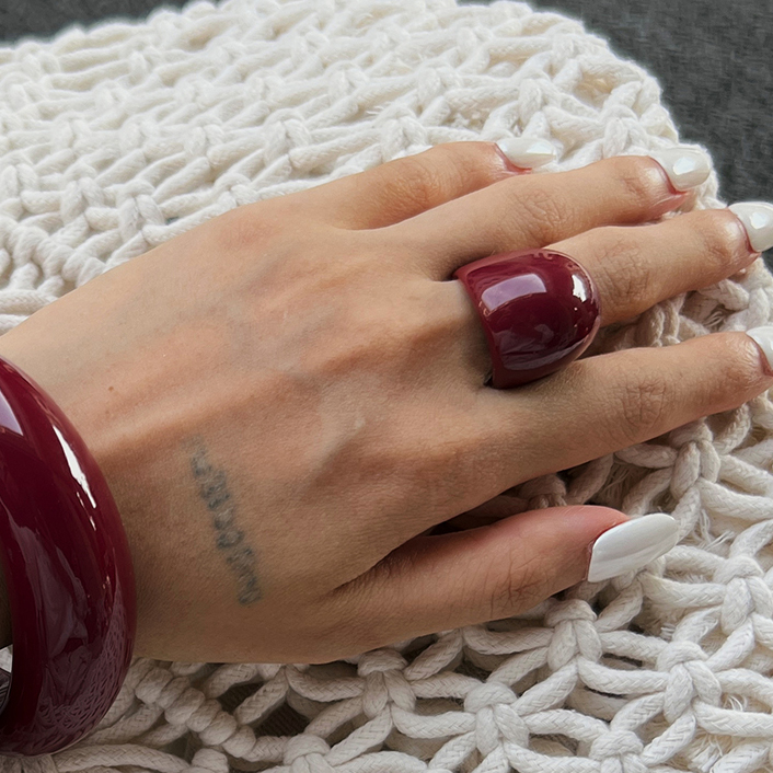 Irregular Resin Ring for Women - Women'S Accessories Rings review and price