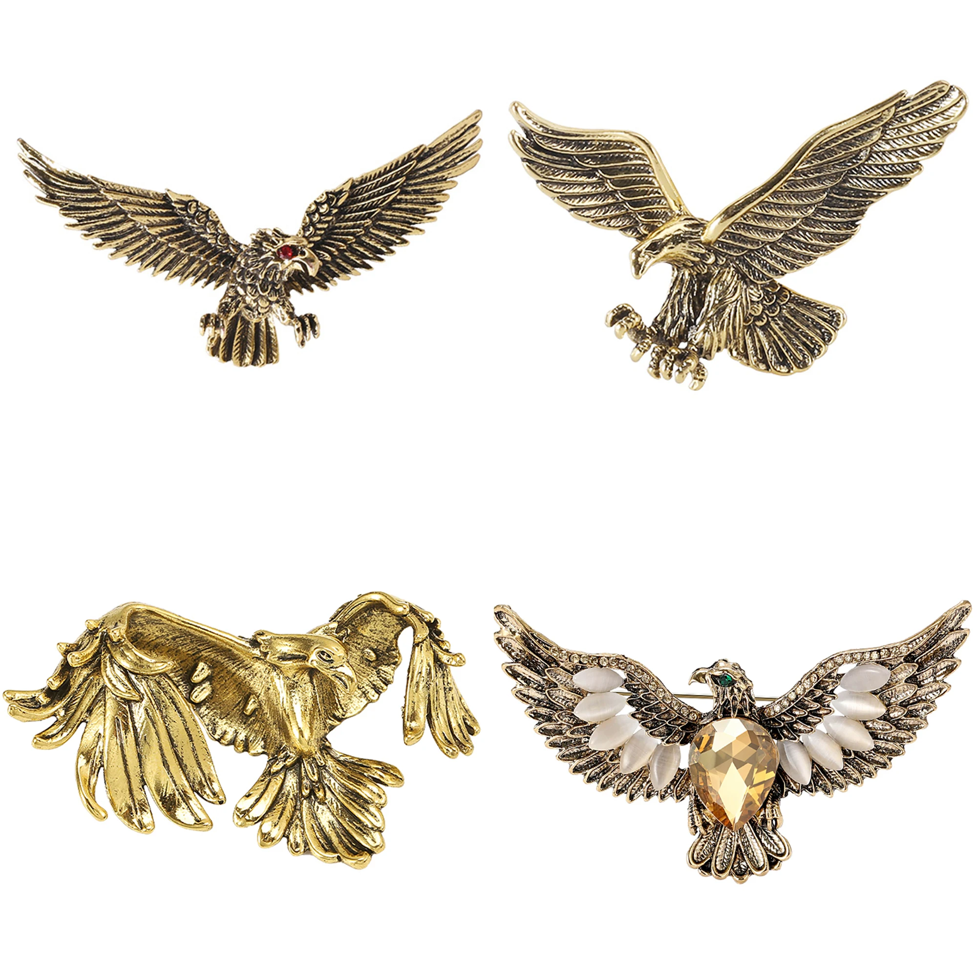Enamel Eagle Brooches for Wome - Women'S Accessories Categories review and price