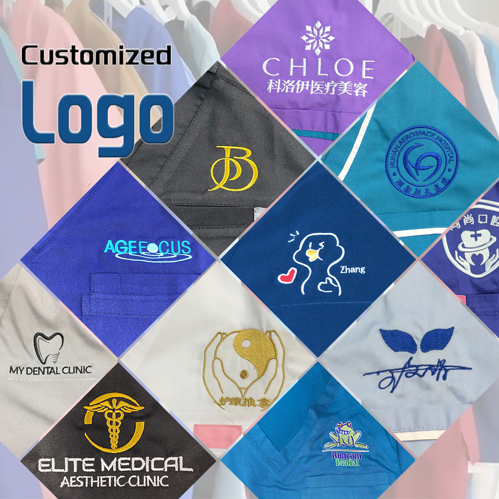 Customized Logo Scrub Uniform  - Women Accessories In Wholesale review and price