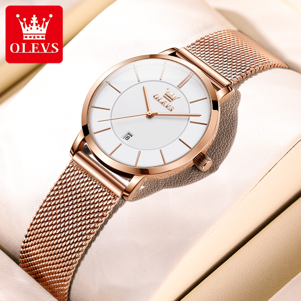 OLEVS Woman Watch 5869 Elegant - Women Accessories Gift Box review and price