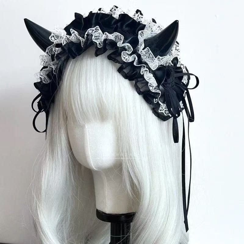 Japanese Gothic Lace Bow Headb - Women Accessories Photos review and price