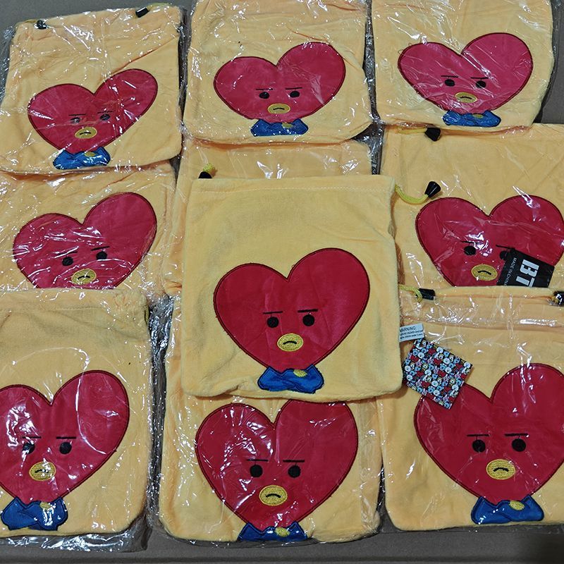 BT21 anime cartoon cute heart  - Women'S Vanity Accessories review and price