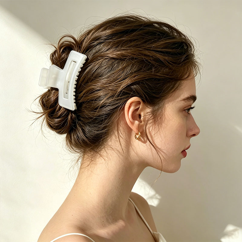 6pcs/set Elegant Transparent F - Hair Claw Clip Set review and price