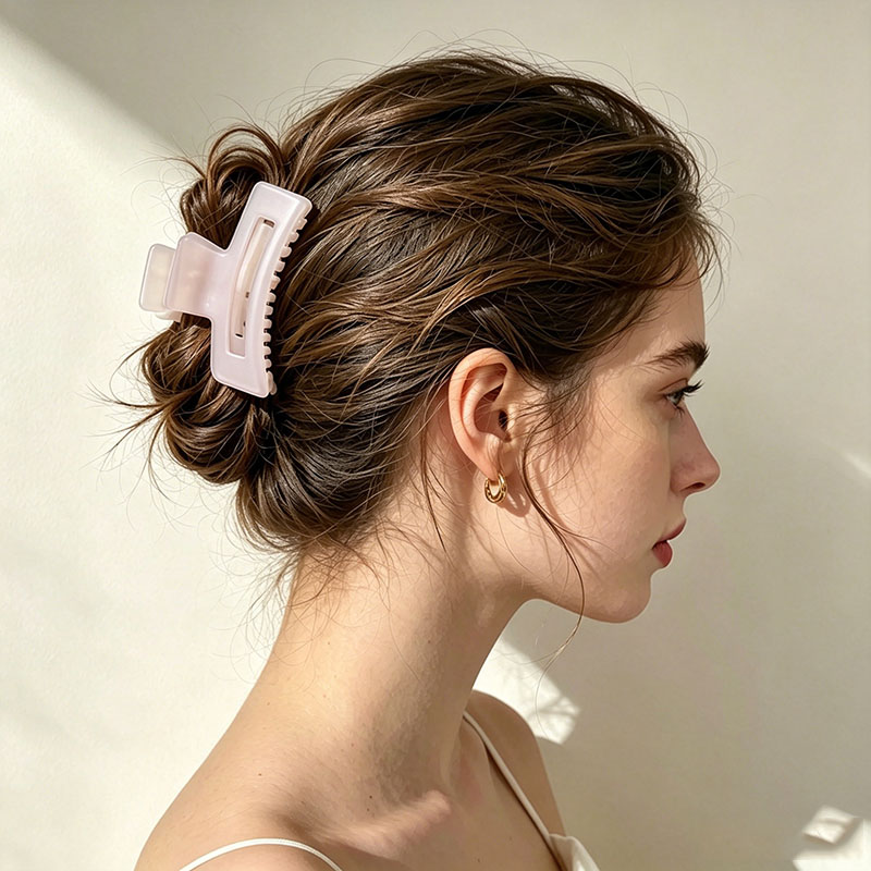 6pcs/set Elegant Transparent F - Hair Claw Clip Set review and price