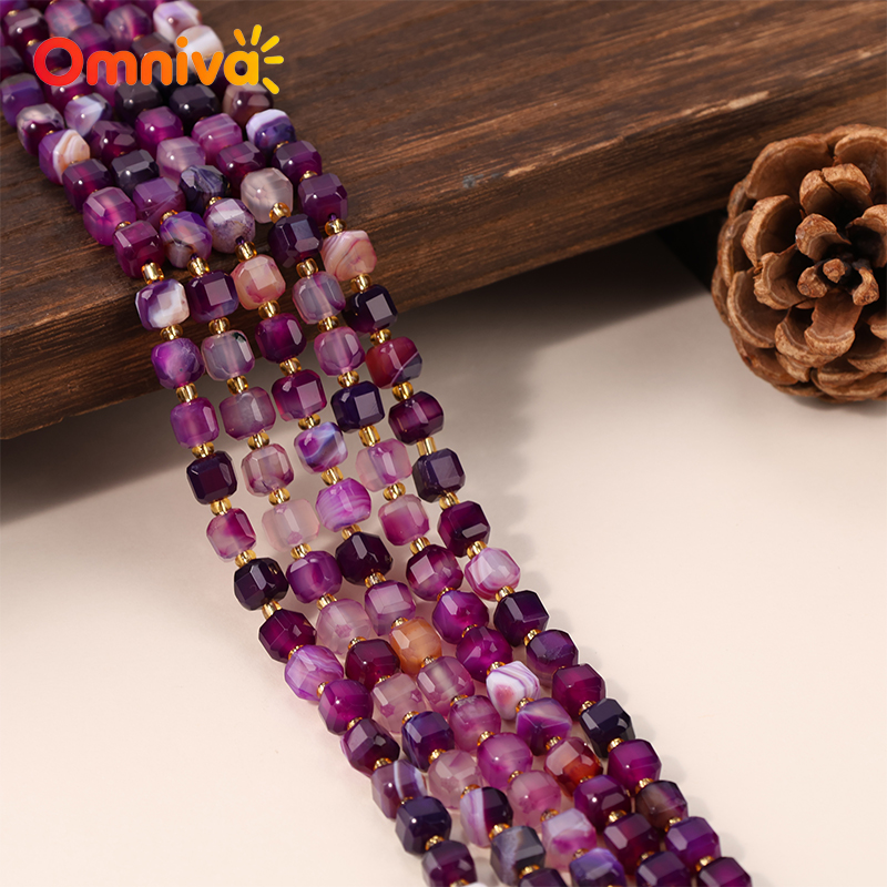 Purple line agate Stone Natura - Women Accessories In Wholesale review and price