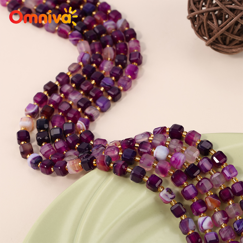Purple line agate Stone Natura - Women Accessories In Wholesale review and price