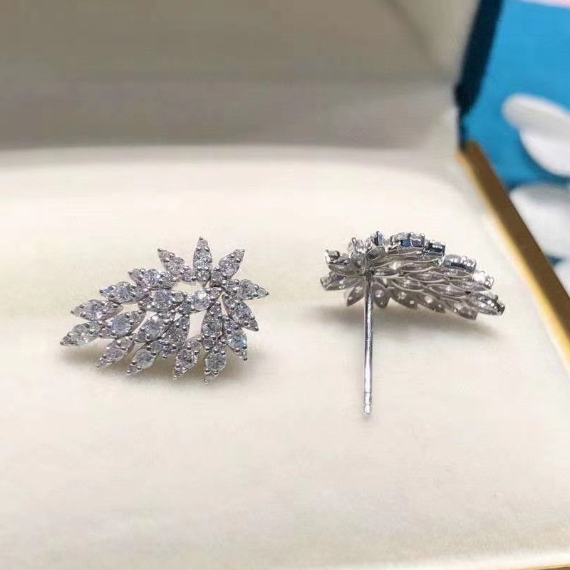 Rhinestone 925 Sterling SIlver - Statement Earrings Oversized review and price