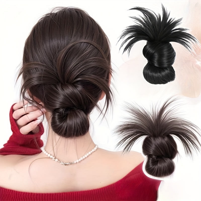 Low Synthetic Bun Ponytail Hai - Hair Claw Clip Set review and price