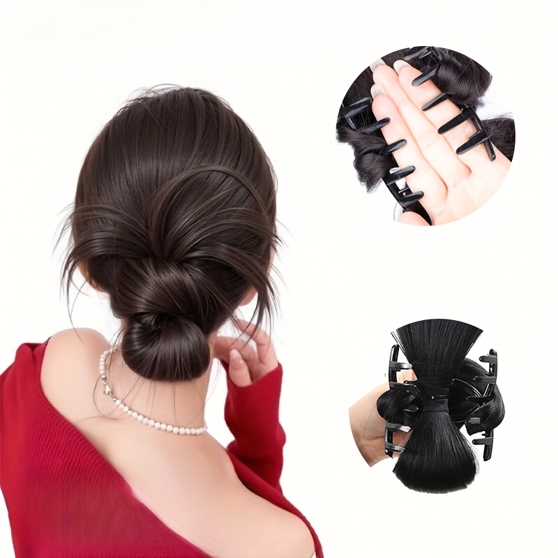 Low Synthetic Bun Ponytail Hai - Hair Claw Clip Set review and price