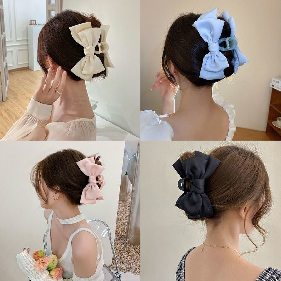 Bow Hair Claws Clip Large Shar - Hair Claw Clip Set review and price