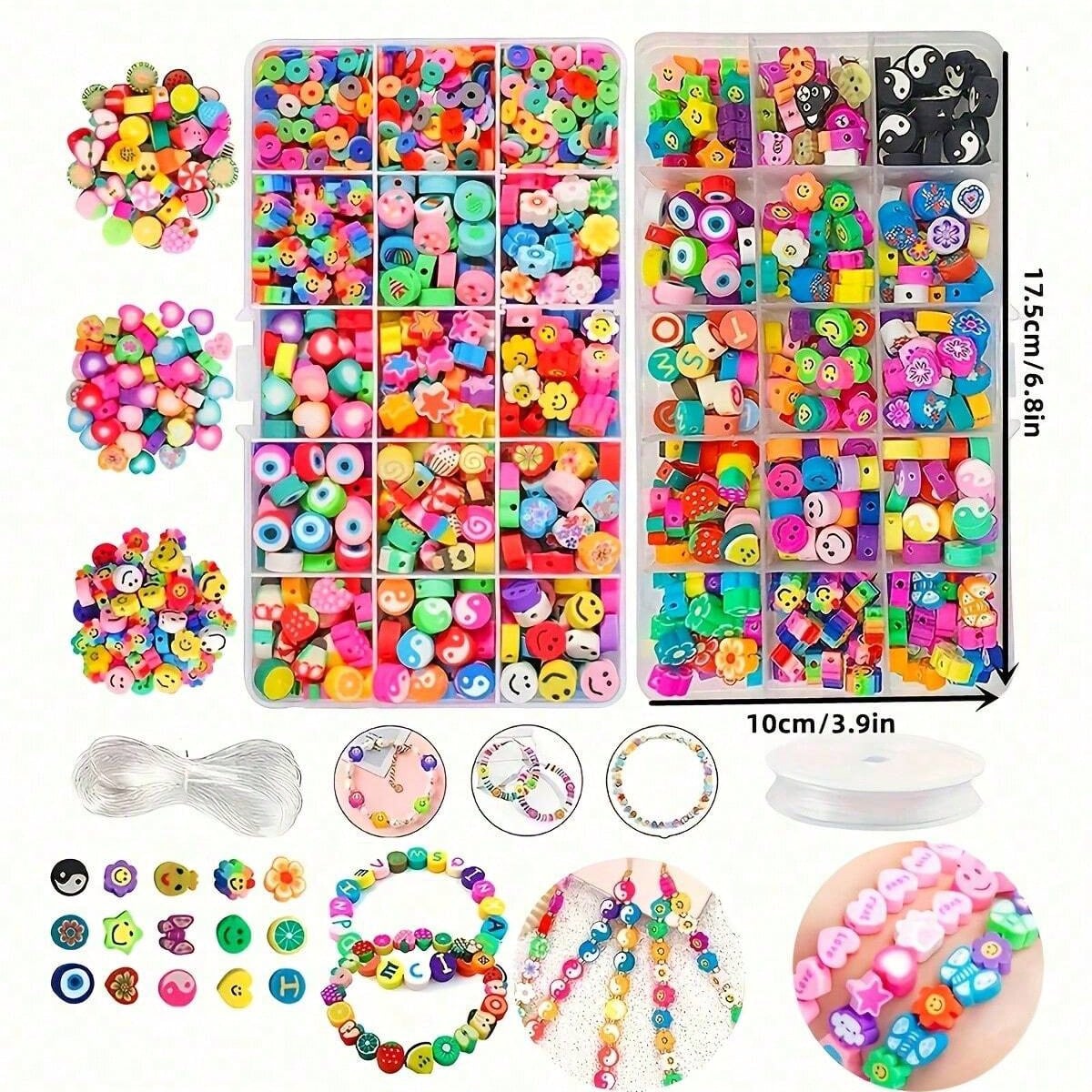 1450/1200/250pcs Polymer Clay  - Women Accessories Gift Box review and price