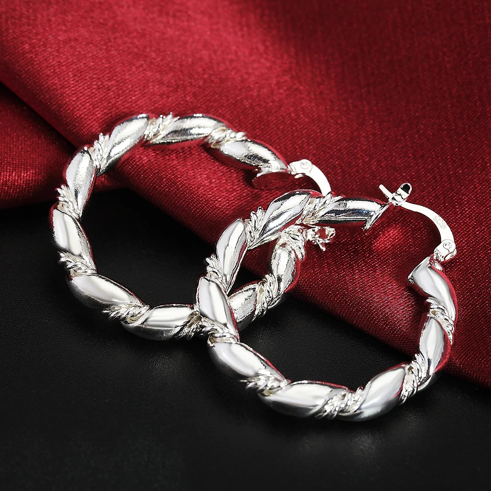 Hot 18K Gold Rope Round Big 4c - Statement Earrings Oversized review and price