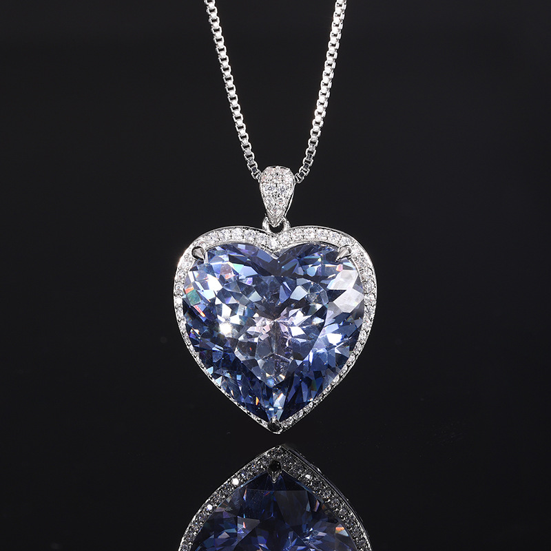 Shiny Cut Heart Pendant Neckla - Women Accessories In Wholesale review and price
