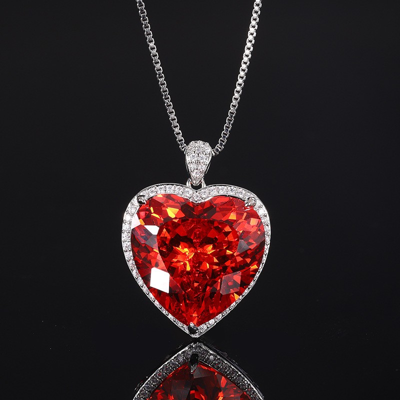 Shiny Cut Heart Pendant Neckla - Women Accessories In Wholesale review and price