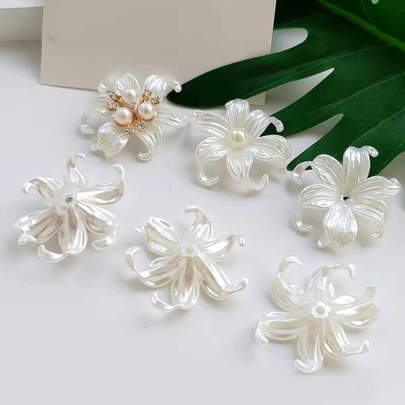 20pcs White Big Iris Flower Be - Statement Earrings Oversized review and price