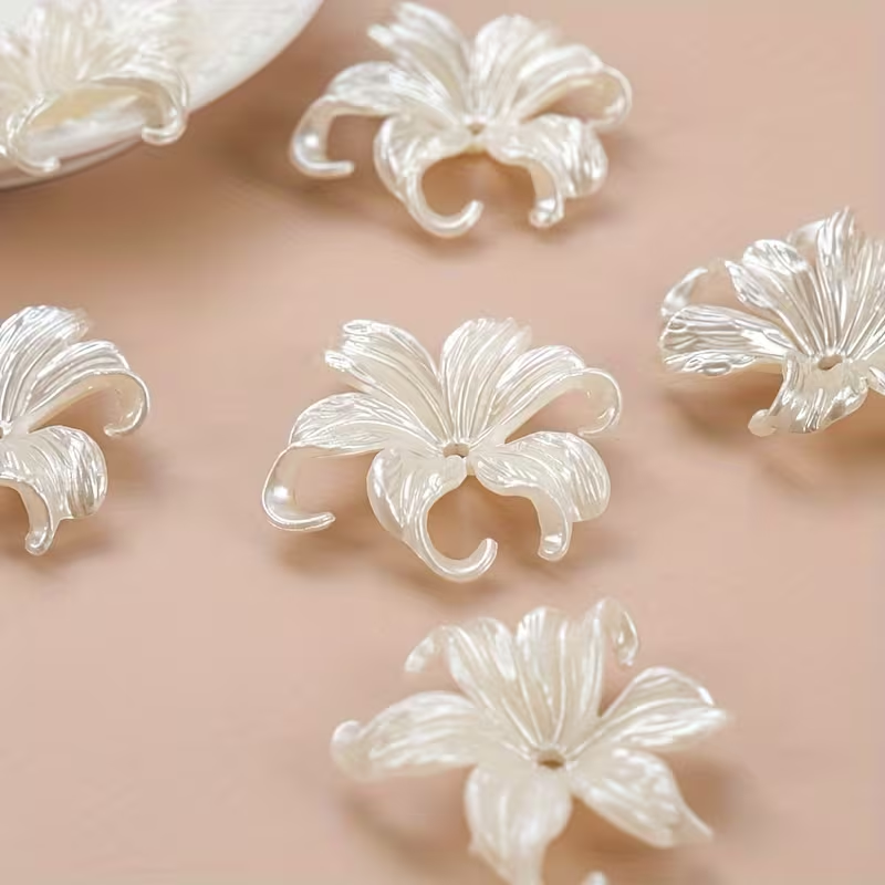 20pcs White Big Iris Flower Be - Statement Earrings Oversized review and price