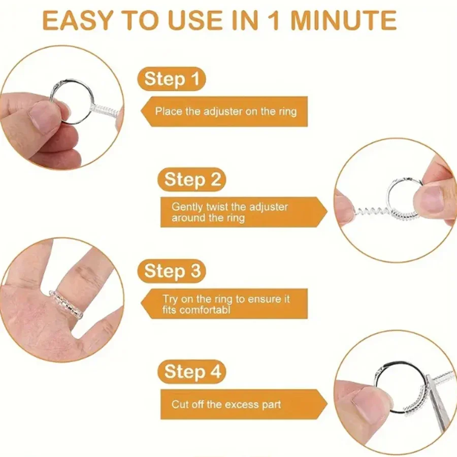 4/8pcs-Ring Size Adjuster-Invi - Women'S Accessories Rings review and price