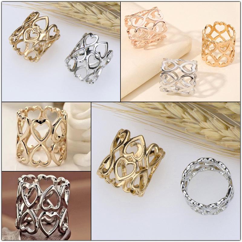 1/4Pcs Alloy Circle Scarves Br - Women'S Accessories Rings review and price