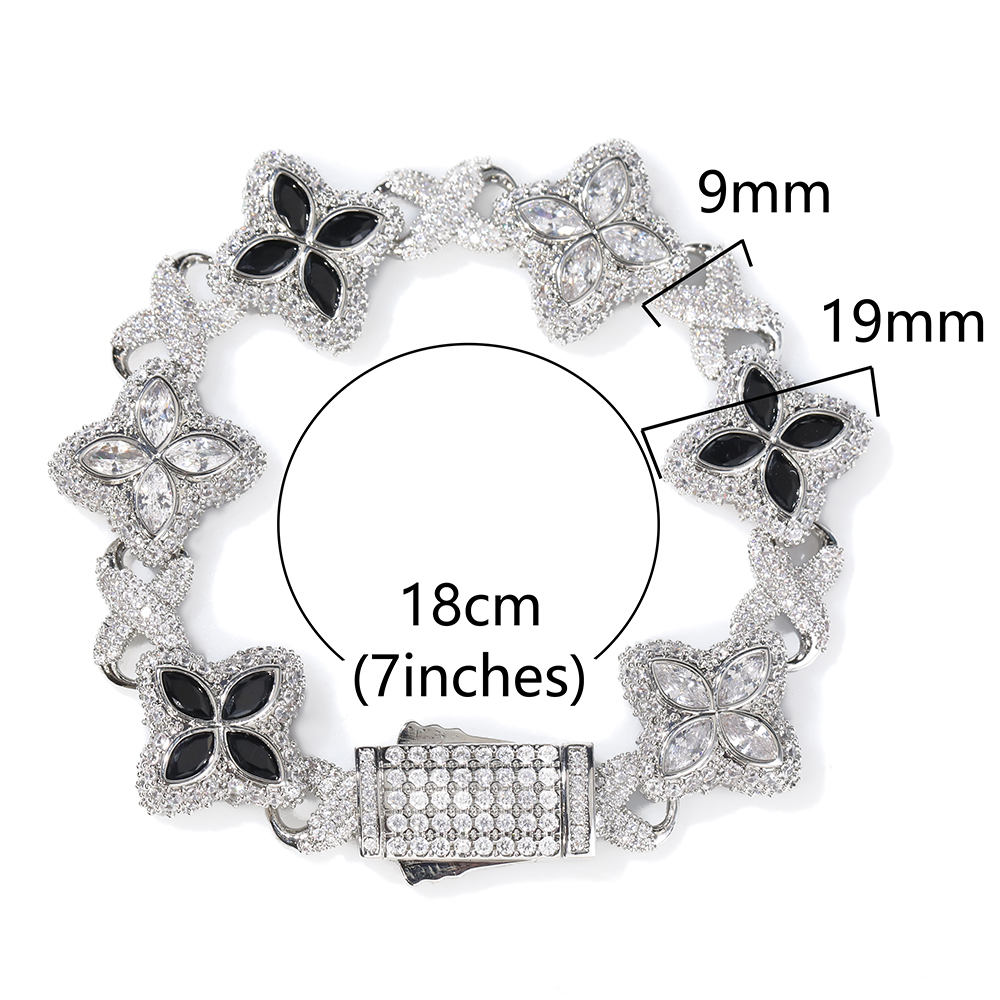 Iced Out Baguettecz Floral Inf - Women Accessories Gift Box review and price